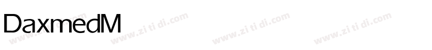 Daxmed Medium字体转换 Daxmed Medium字体转换